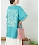 26/-天竺 発泡プリント ビッグTシャツ