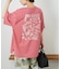 26/-天竺 発泡プリント ビッグTシャツ