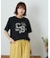 21/-OE天竺 カレッジ プリント Tシャツ