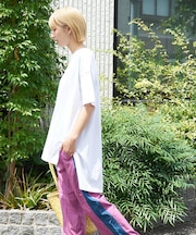 21/-OE天竺 変形 チュニック Tシャツ