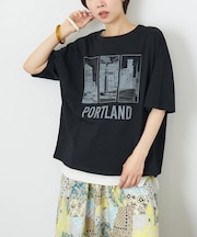 26/-天竺 グラフィック Tシャツ
