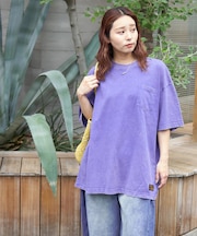 ピグメント染め ビッグ Tシャツ