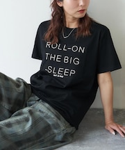ブラシ 刺繍 ロゴ レギュラー Tシャツ