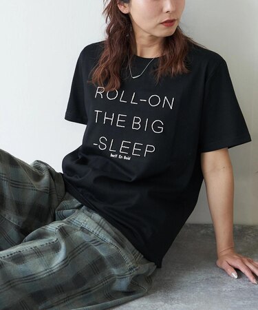 ブラシ 刺繍 ロゴ レギュラー Tシャツ