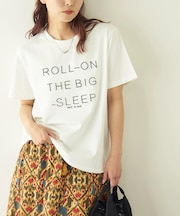 ブラシ 刺繍 ロゴ レギュラー Tシャツ