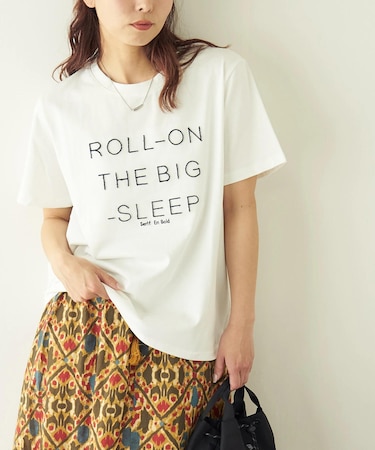 ブラシ 刺繍 ロゴ レギュラー Tシャツ