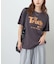 26/-天竺 カットソー ビッグ ロゴ Tシャツ