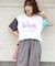 26/-天竺 カットソー ビッグ ロゴ Tシャツ