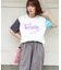 26/-天竺 カットソー ビッグ ロゴ Tシャツ