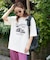 32/-OE天竺 カットソー ロゴ プリント Tシャツ