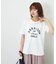 フロッキー プリント レギュラー Tシャツ