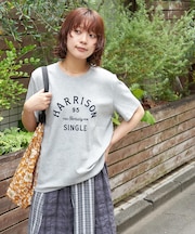 フロッキー プリント レギュラー Tシャツ