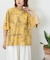 パウダー加工 バンダナ プリント ワイド Tシャツ
