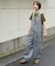 4.5オンス 接触冷感 デニム サロペットパンツ