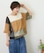 コットン メッシュ 前後2WAY 切替 プルオーバー