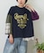 スラブ天竺 × 先染め チェック 裾フリル リメイク風 プルオーバー Tシャツ