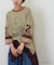 PEANUTS ( ピーナッツ )  32/-スラブ天竺 ライン入り 7分袖 プルオーバー Tシャツ