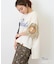 PEANUTS ( ピーナッツ )  32/-スラブ天竺 配色 ワイド Tシャツ