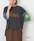 PEANUTS ( ピーナッツ )  32/-スラブ天竺 配色 ワイド Tシャツ