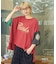PEANUTS ( ピーナッツ )  32/-スラブ天竺 配色 ワイド Tシャツ