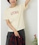 21/-OE天竺 ロゴプリント ジャストサイズ Tシャツ