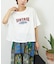 WEB限定 シアー 天竺 ロゴプリント ワイド Tシャツ