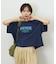 WEB限定 シアー 天竺 ロゴプリント ワイド Tシャツ