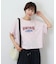 WEB限定 シアー 天竺 ロゴプリント ワイド Tシャツ