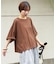 無地 ワイド Tシャツ