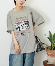 WEB限定 フォトプリント ビッグ Tシャツ