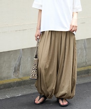 WEB限定 涼しい エアリー バルーンパンツ