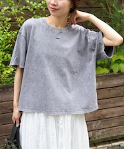 ピグメント加工 ワイド Tシャツ