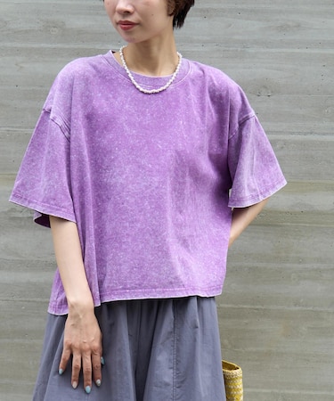 ピグメント加工 ワイド Tシャツ