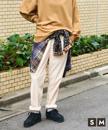 コーデュロイ らくしゅっと パンツ