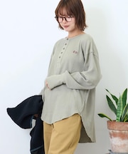 CVC ワッフル ヘンリーネック プルオーバー