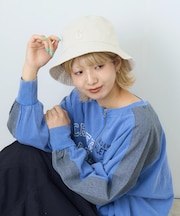 ロゴワッペン付き バケットハット