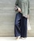 デニム ワイド ストレート パンツ
