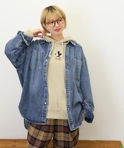 9.5オンス デニム ビッグシャツ