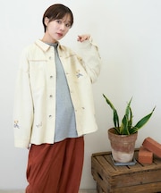 ピーチツイル クロスステッチ ジャケット