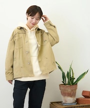 ピーチツイル クロスステッチ ジャケット
