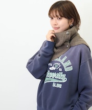 ネップ × タム ヤーン ニット 2WAY ネックウォーマー