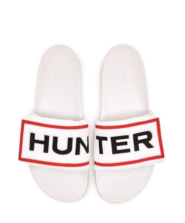 【レディース】タオル地ロゴスライド