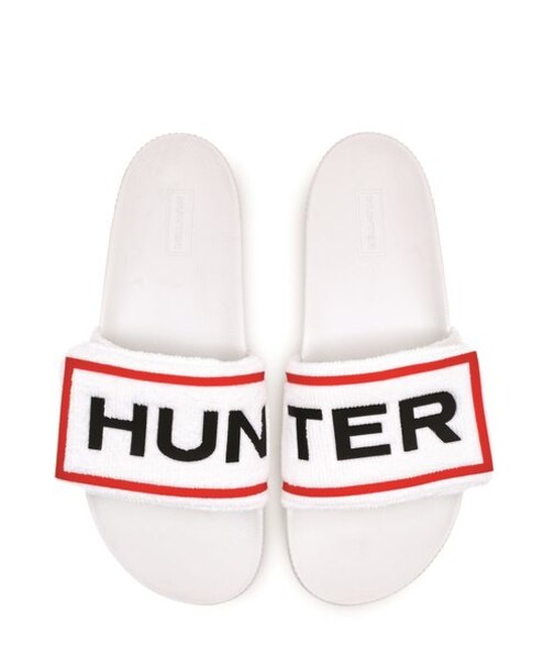 【レディース】タオル地ロゴスライド