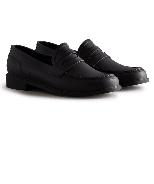 HUNTER メンズ　レインローファー　27cm　黒 メンズ】リファインドペニーローファー｜ハンターの通販｜&mall