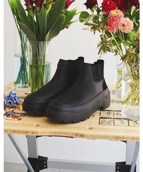 リファインド エクスプローラー プルオン レザー ブーツ　厚底ブーツ HUNTER】リファインドエクスプローラープルオンレザーブーツ