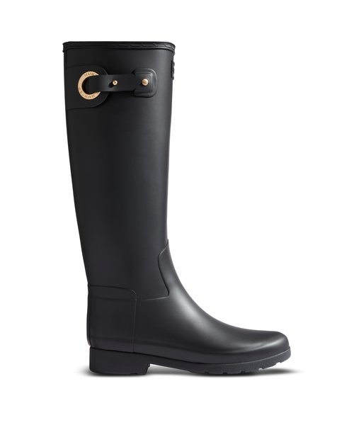 HUNTERレディース リファインド アイレットバックル トールブーツ レディース リファインド アイレットバックル トールブーツ｜ハンター