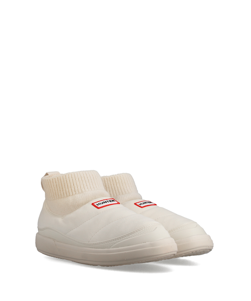 ユニセックス イン/アウト ビーガン スエード ニッテッド カフ ブーツ