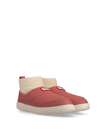 レディース イン/アウト パファー ニッテッド カフ ブーツ