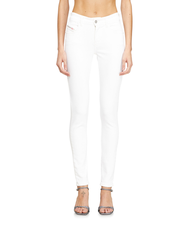 レディース デニム カラーパンツ スキニー