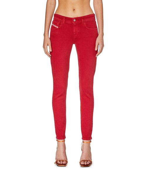 レディース デニム カラーパンツ スキニー